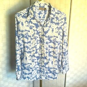 Chico’s Floral Print Blouse
